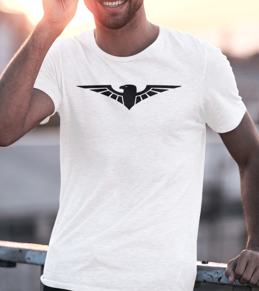 Falcon Wing Icon Black T-Shirt