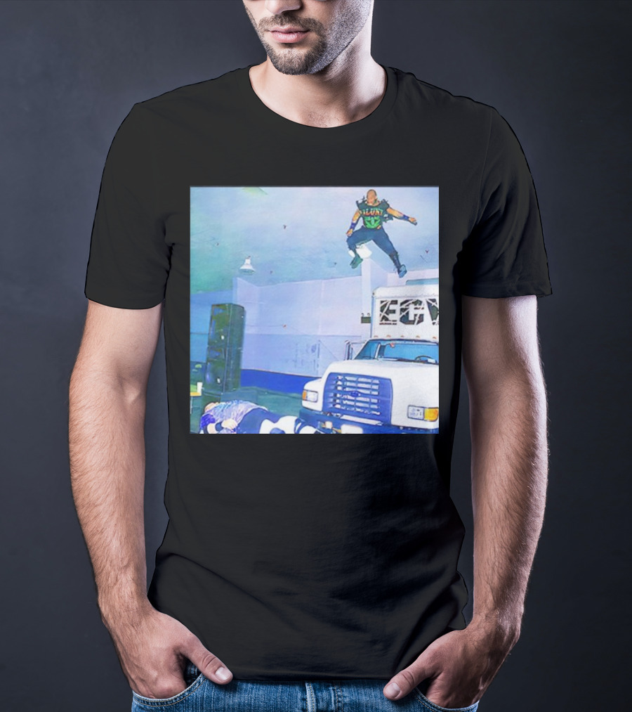 Jerome Young New Jack Flying ECW Truck Arena Scene T-Shirt