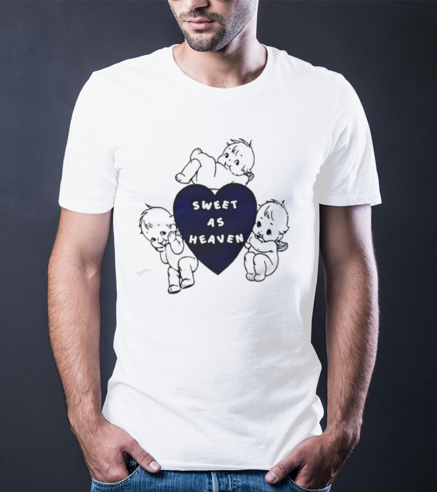 Sweet As Heaven Heart With Adorable Babies T-Shirt