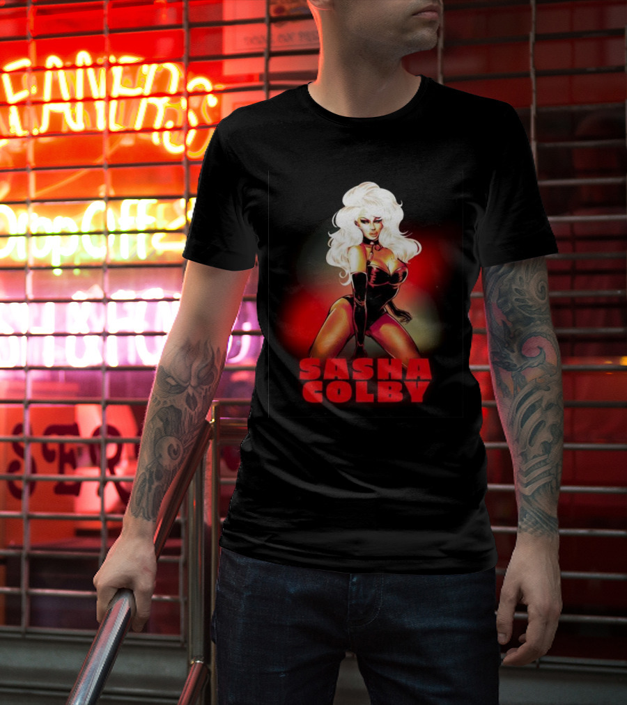 Sasha Colby Retro Pin-Up T-Shirt