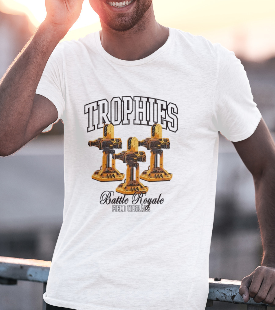 Trophies Battle Royale Field Upgrade Automated Turret Trio T-Shirt