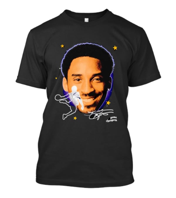 Kobe Bryant Game Changers Starry Big Face T-Shirt