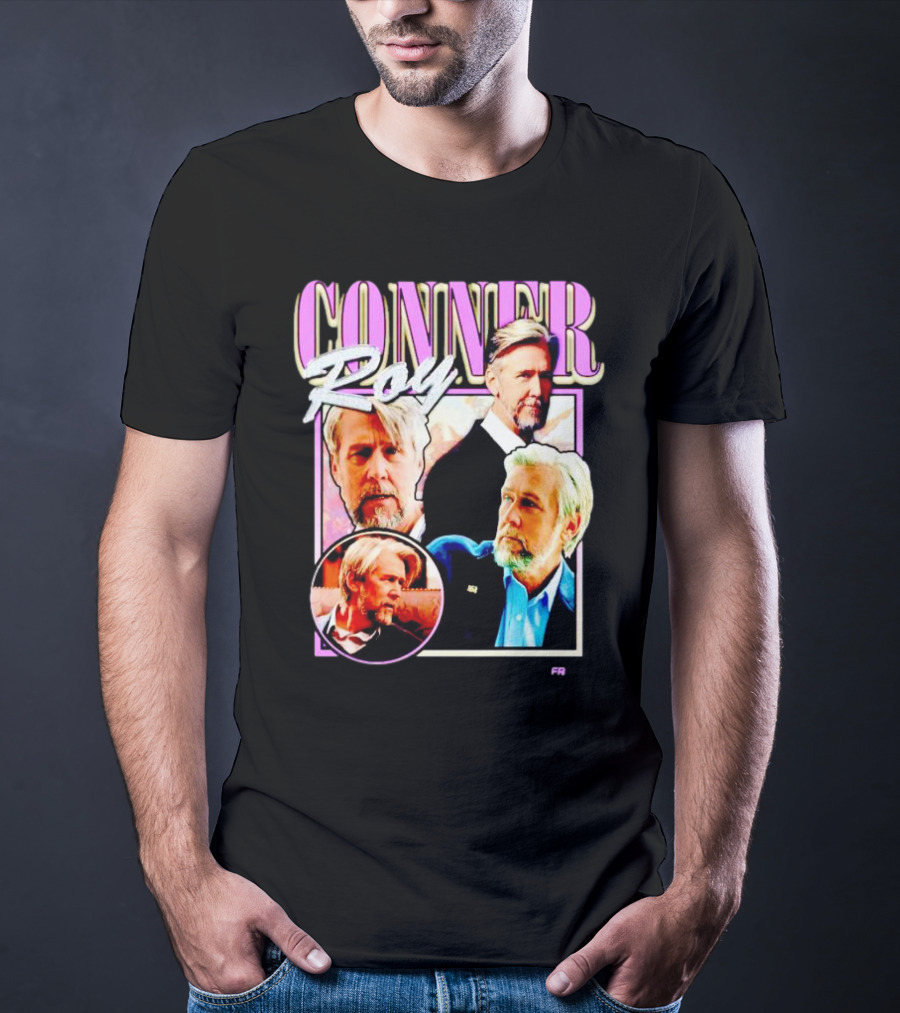 Connor Roy Retro Style Portrait Compilation T-Shirt