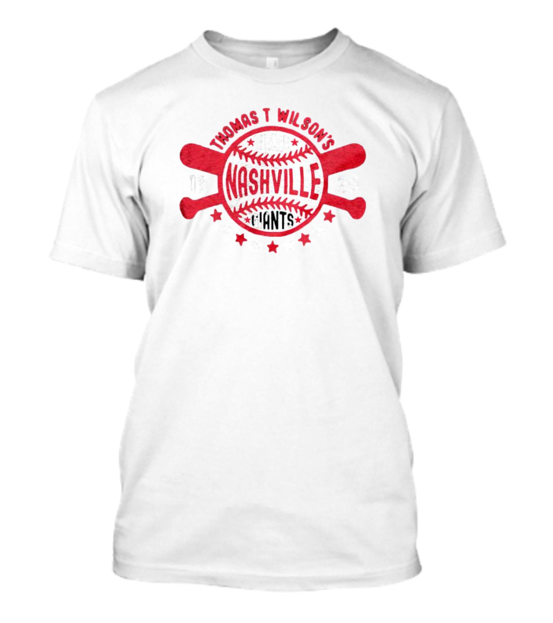 Thomas T. Wilson’s Elite Nashville Giants 1920 Baseball Motif T-Shirt