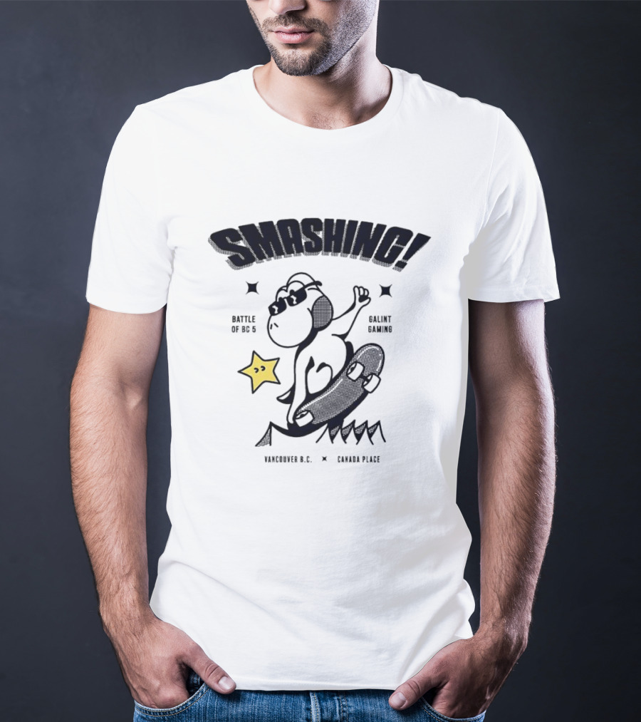 Battle Of BC 5 Vancouver B.C. Canada Place Galint Gaming Smashing T-Shirt