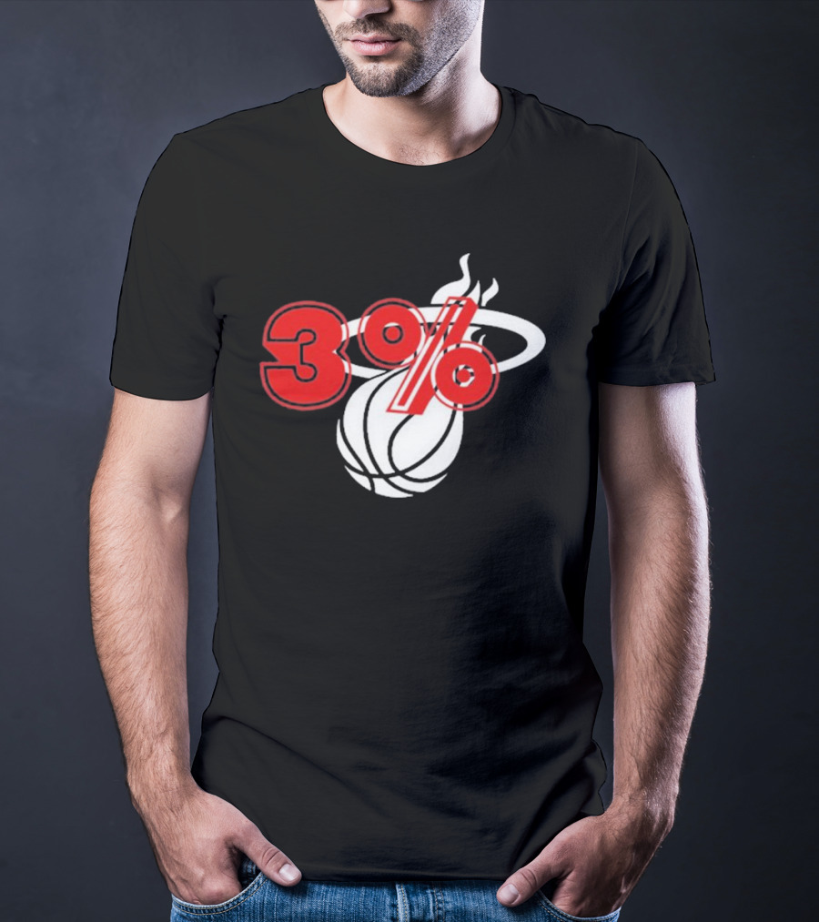 3% Heat Culture Miami Basketball T-Shirt