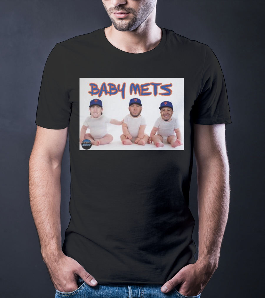 Brett Baty Mark Vientos Francisco Álvarez Baby Mets New York Mets T-Shirt