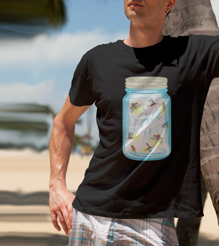 Fireflies In A Jar Y’all T-Shirt