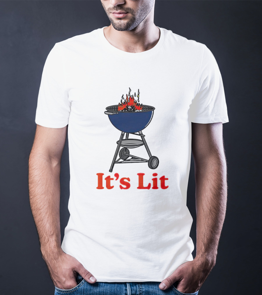 It's Lit Grill Flame Barbecue T-Shirt