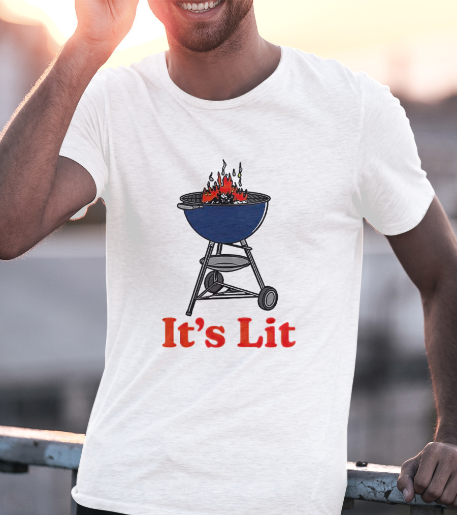 It's Lit Grill Flame Barbecue T-Shirt