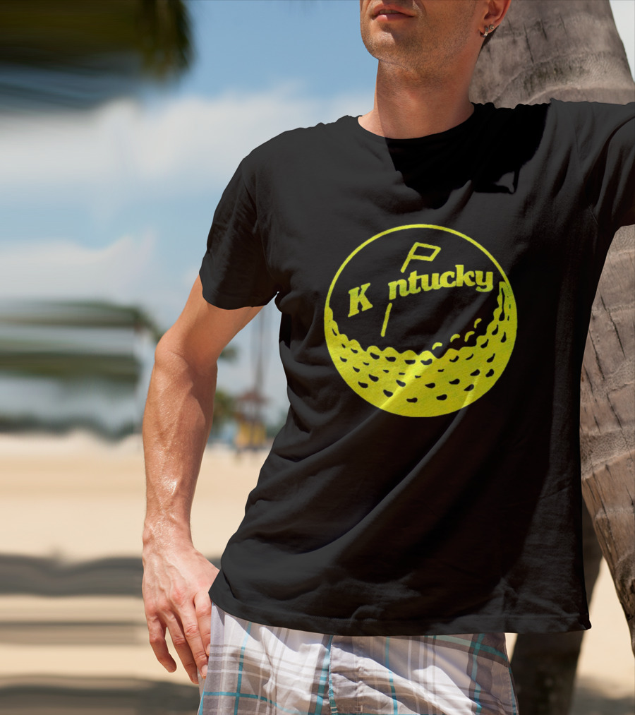 Kentucky Golf Ball Logo With Retro T-Shirt