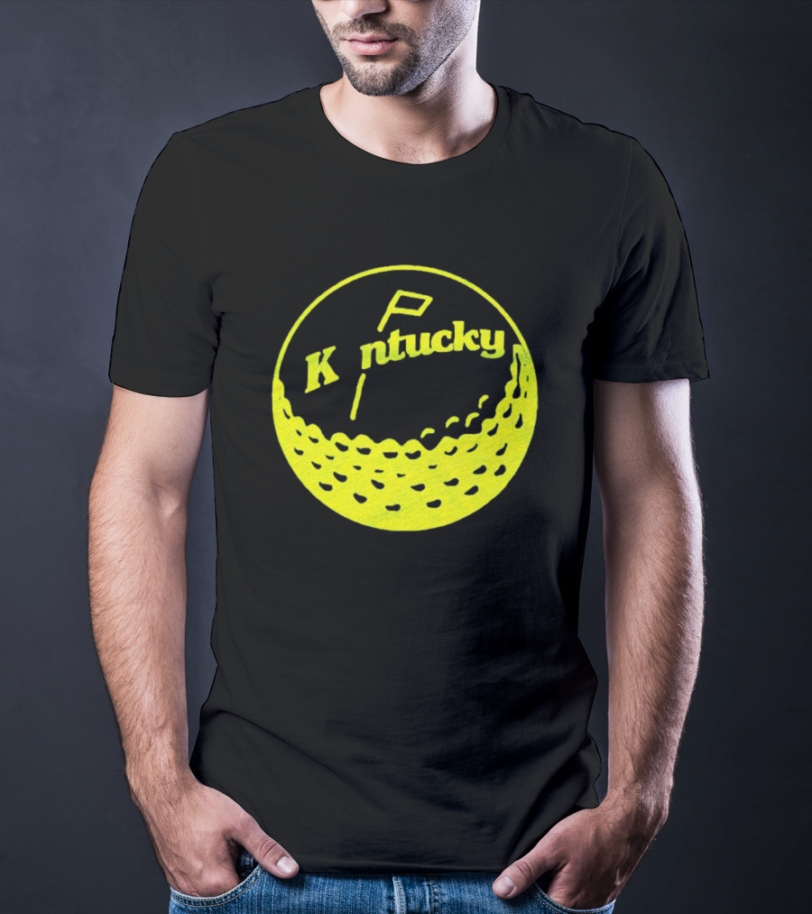 Kentucky Golf Ball Logo With Retro T-Shirt