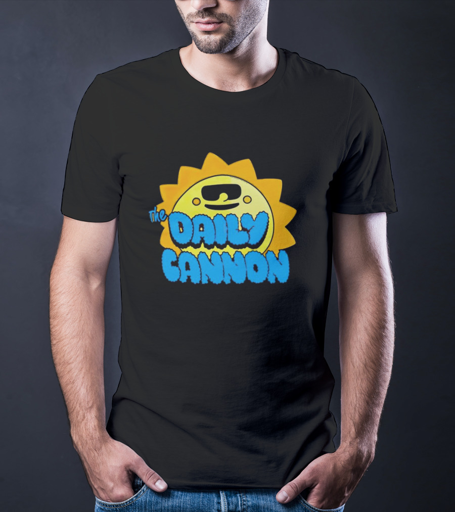 The Daily Cannon Sunburst Smile Emblem T-Shirt