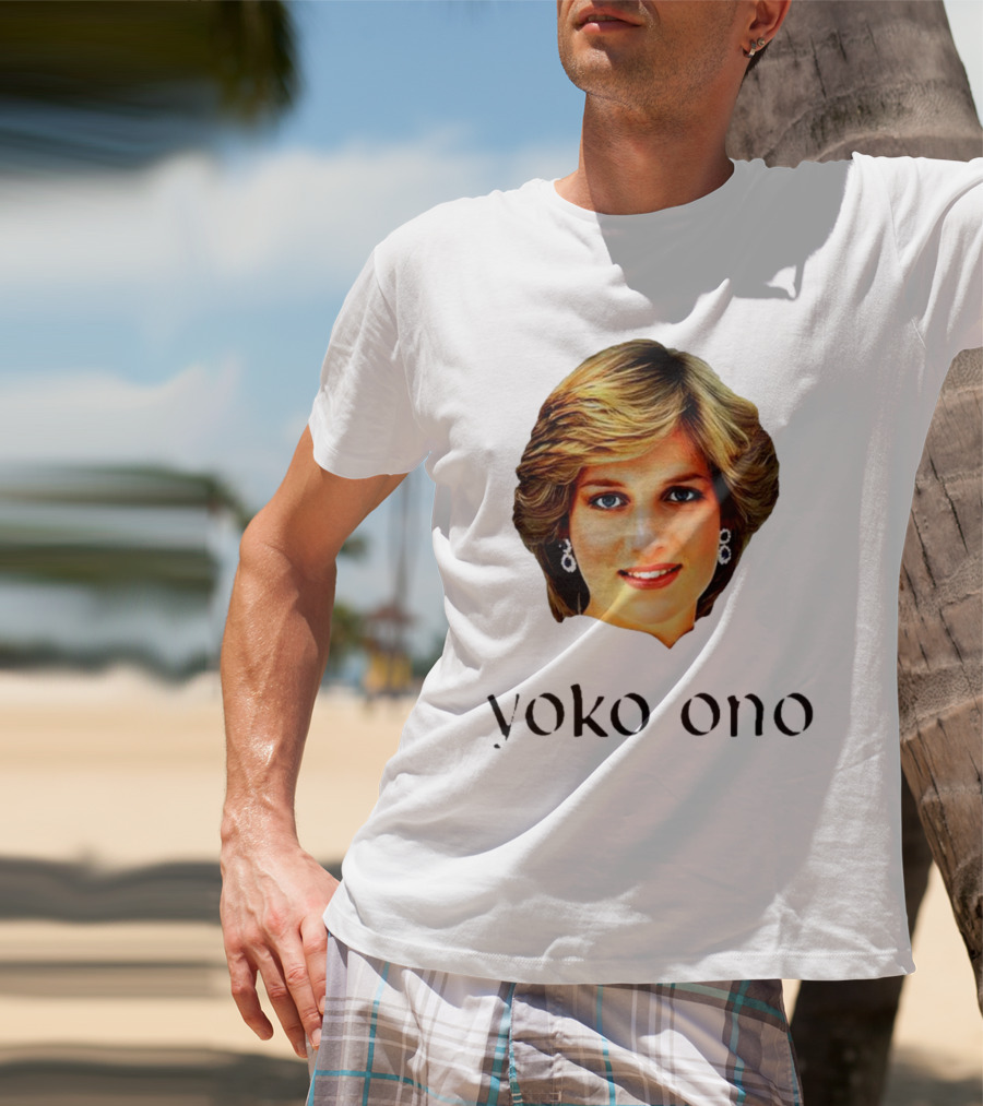 Yoko Ono Diana Iconic Style Fusion T-Shirt