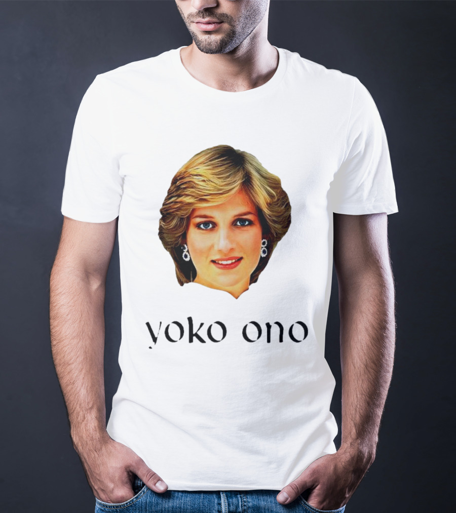 Yoko Ono Diana Iconic Style Fusion T-Shirt