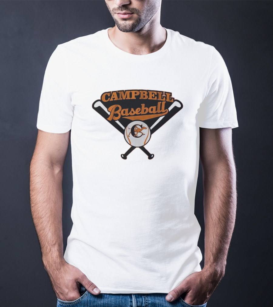 Campbell Baseball Campbell University Baseball Bats T-Shirt