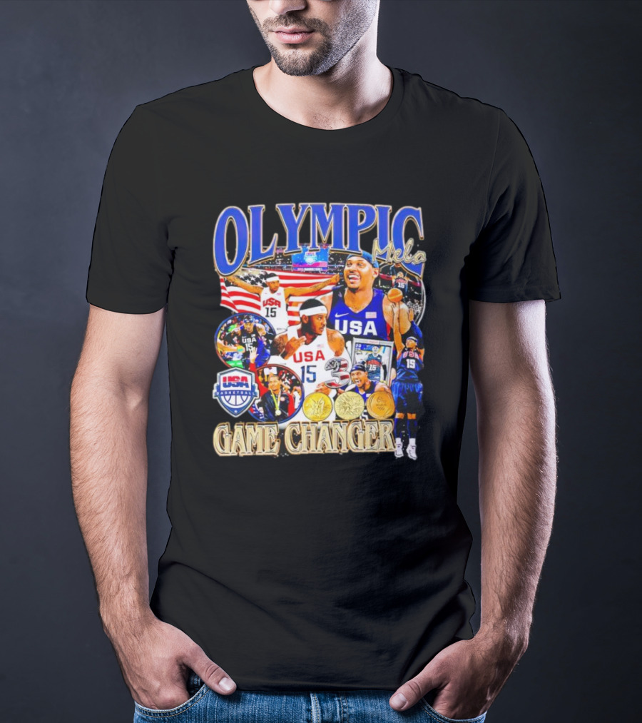 OLYMPIC Melo USA Basketball 15 Game Changer T-Shirt