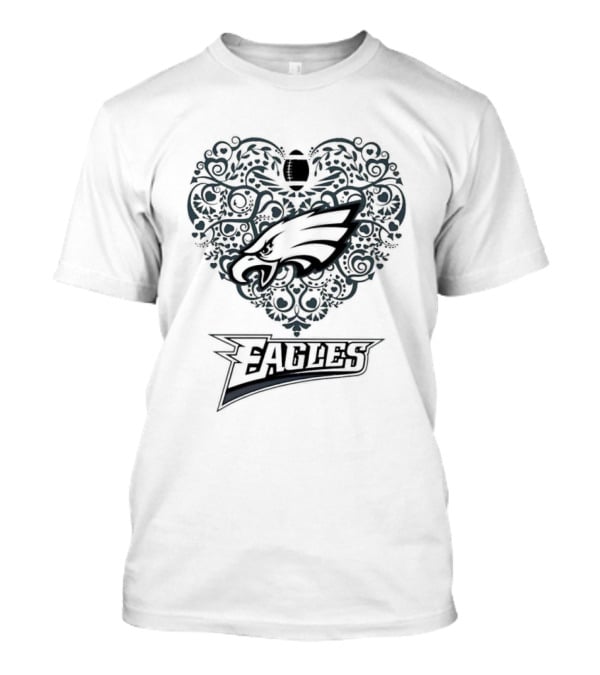 Philadelphia Eagles Heart Football Eagles T-Shirt