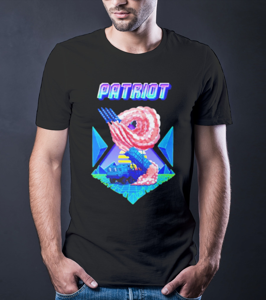 Patriot Retro Futuristic Missile Launcher T-Shirt