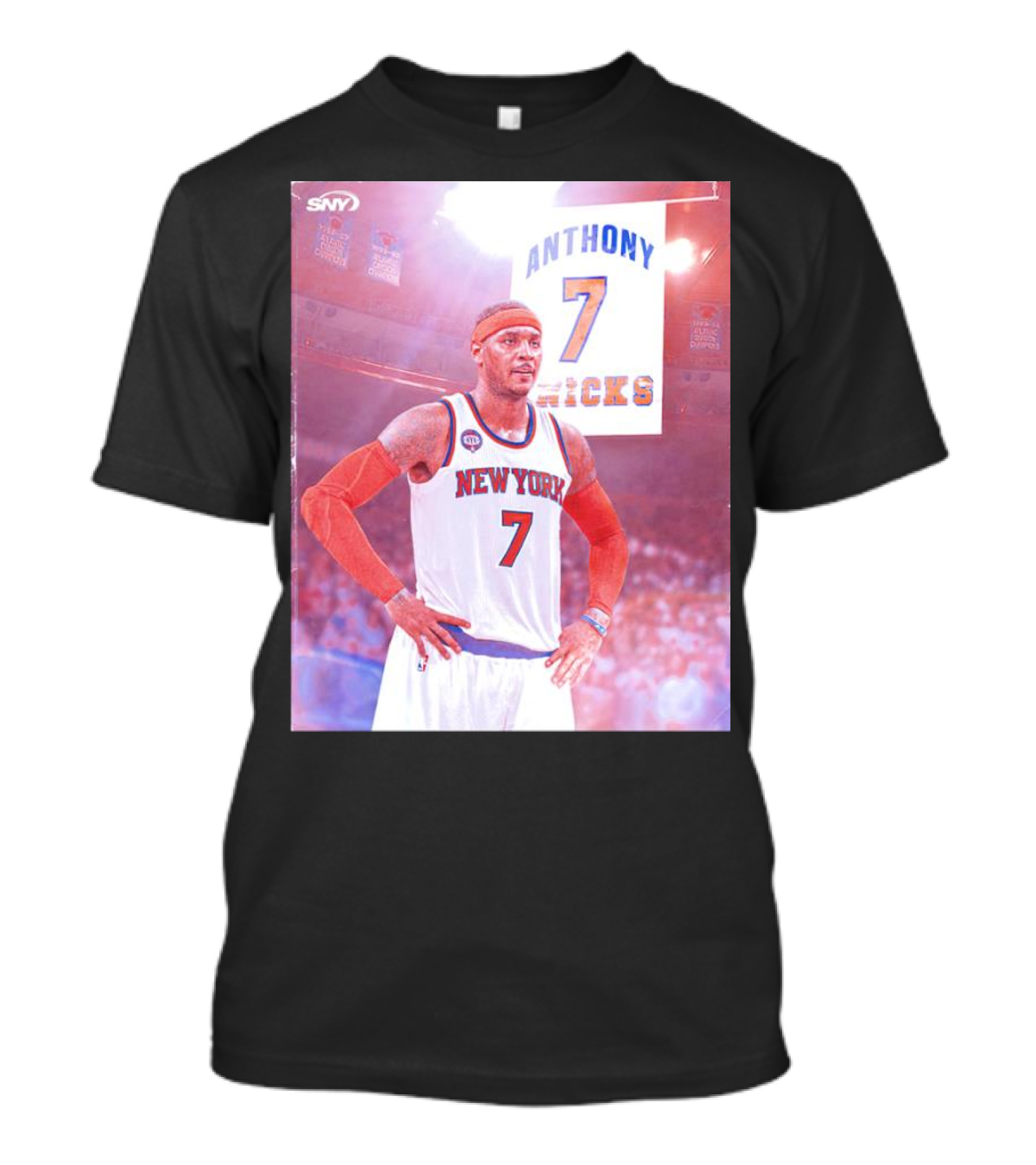 Anthony 7 New York Knicks Basketball Jersey T-Shirt