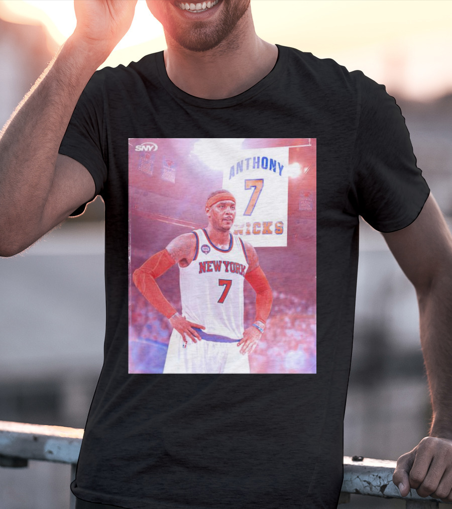 Anthony 7 New York Knicks Basketball Jersey T-Shirt