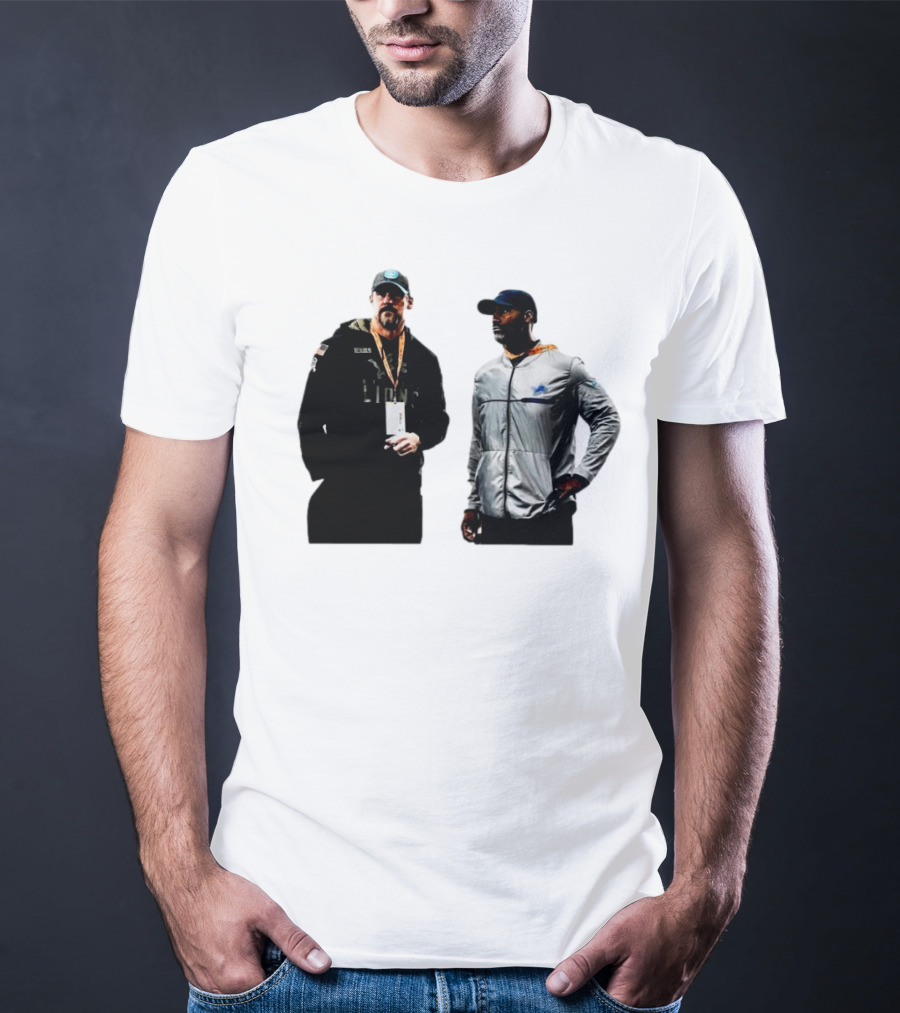 Brad Holmes Dan Campbell Detroit Lions Coaches NFL Football T-Shirt