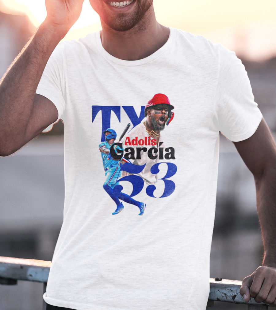 Adolis Garcia Texas Rangers 53 El Bombi Baseball Player T-Shirt