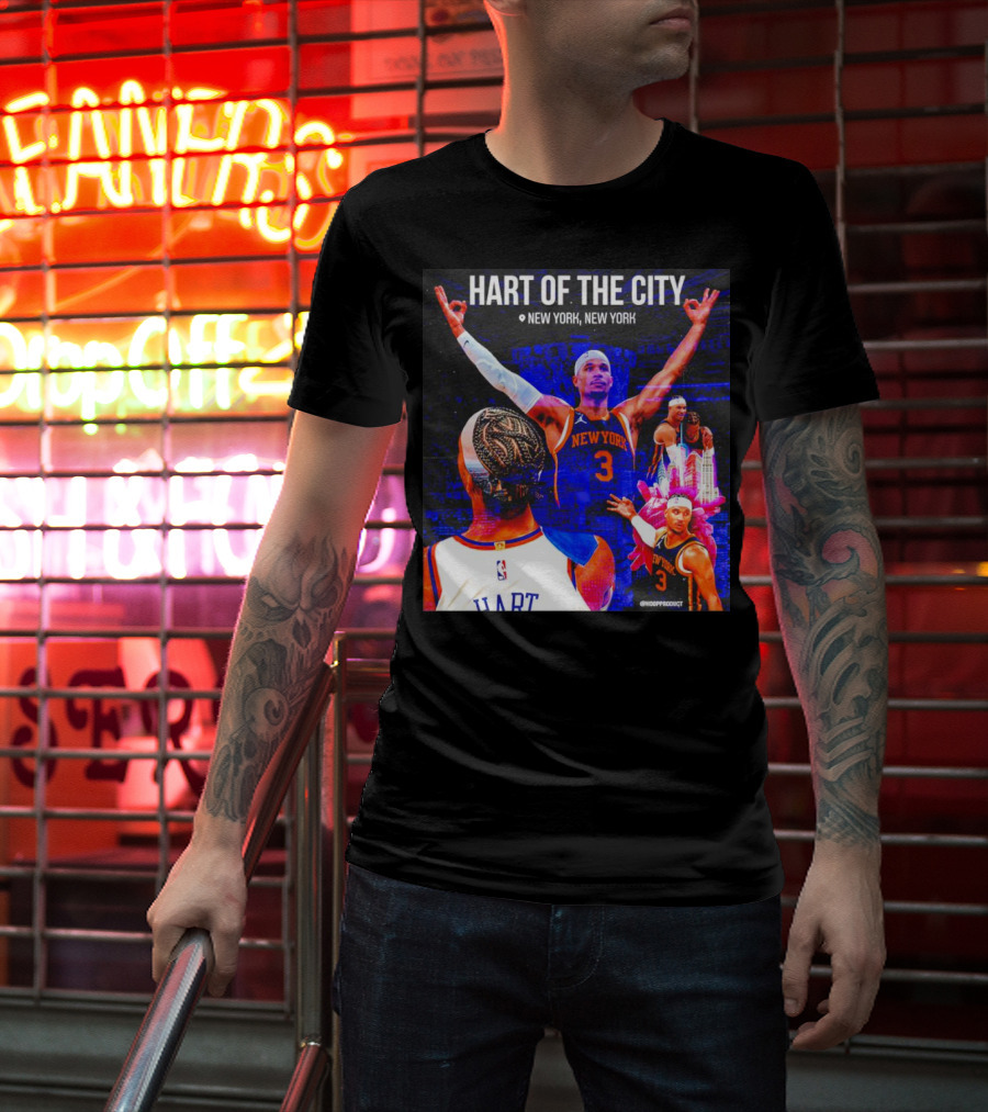 Hart Of The City New York Knicks Josh Hart Basketball NYC T-Shirt