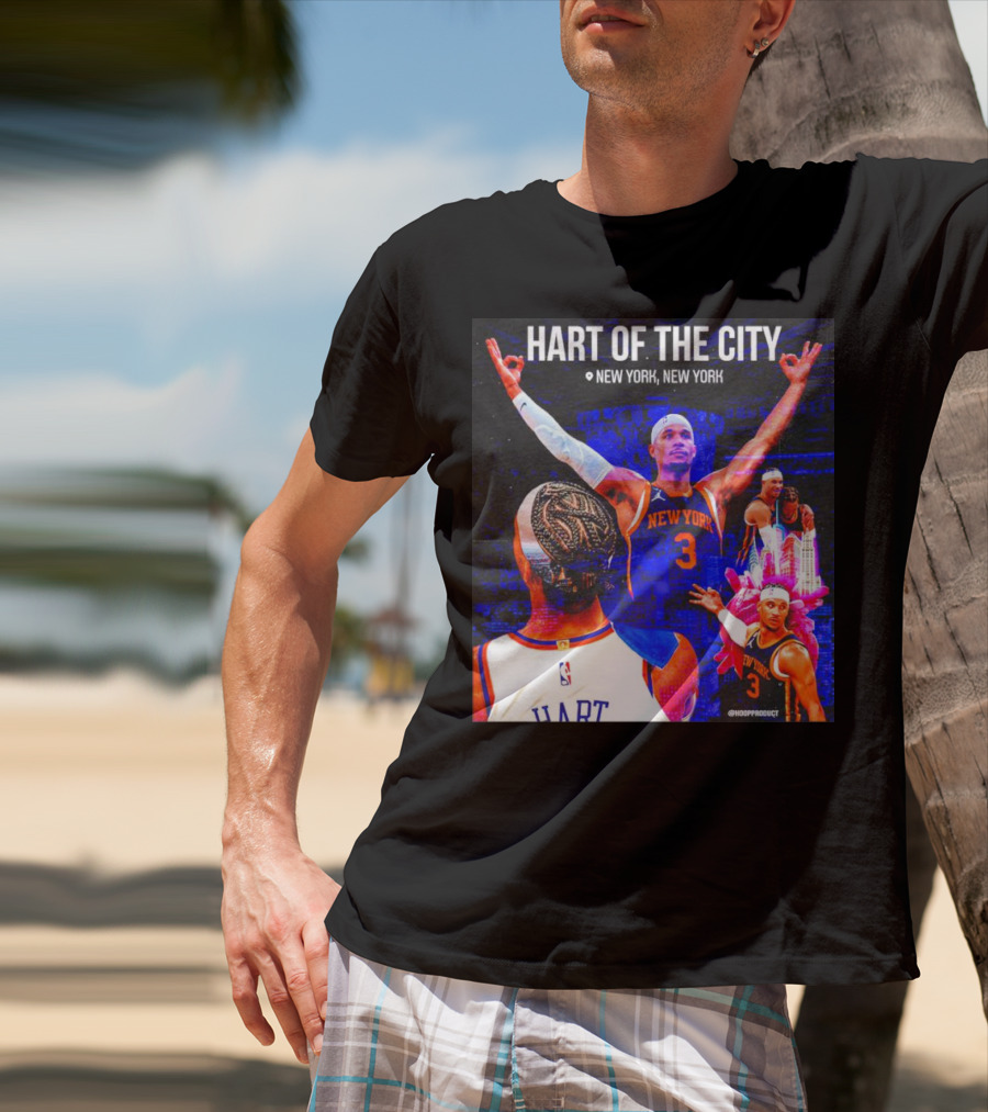 Hart Of The City New York Knicks Josh Hart Basketball NYC T-Shirt