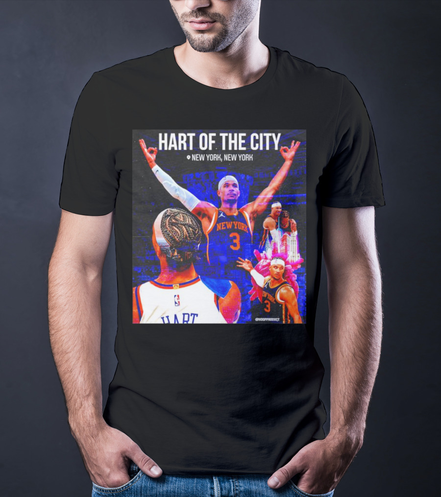 Hart Of The City New York Knicks Josh Hart Basketball NYC T-Shirt
