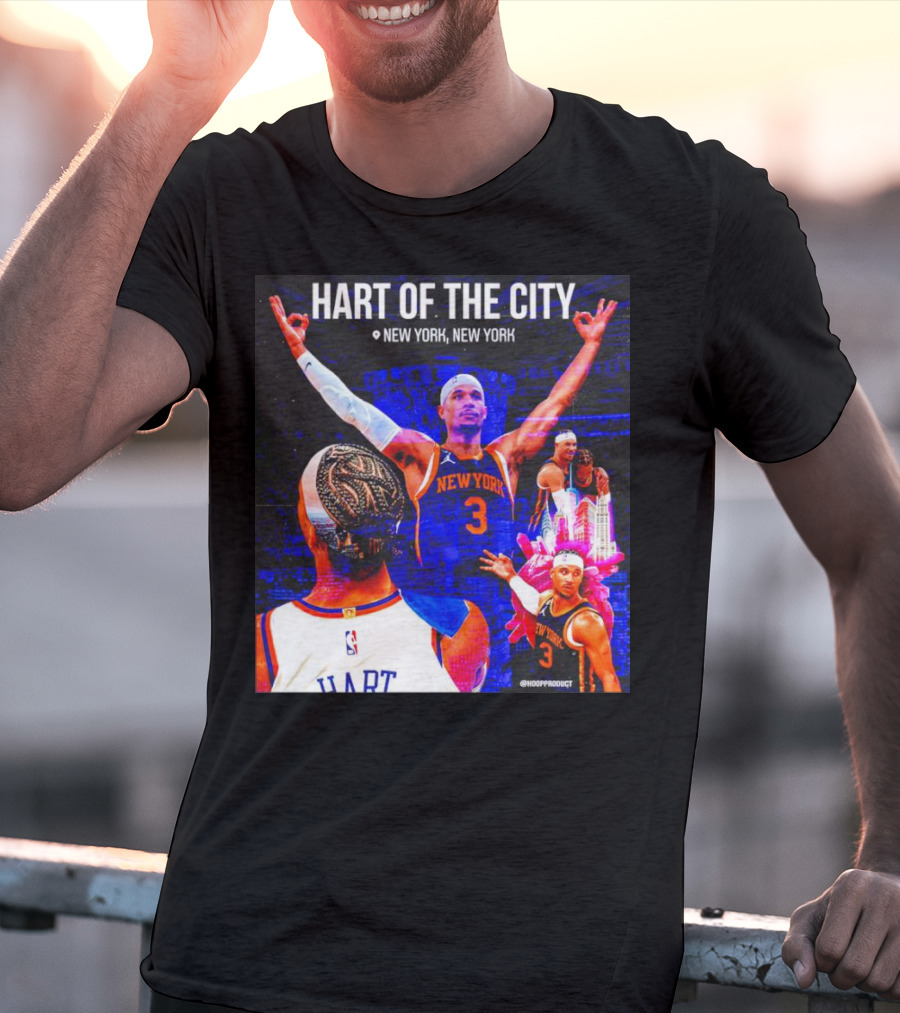 Hart Of The City New York Knicks Josh Hart Basketball NYC T-Shirt