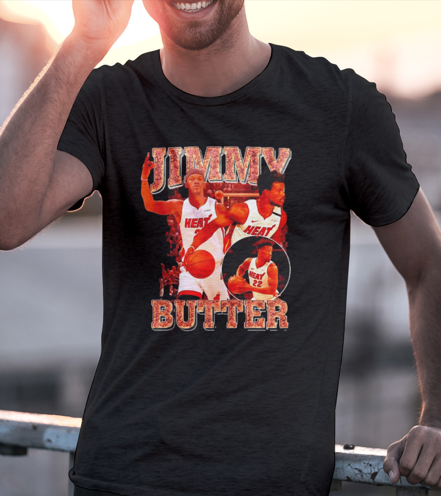 Jimmy Butler Heat Basketball MVP 90s Vintage Bootleg T-Shirt