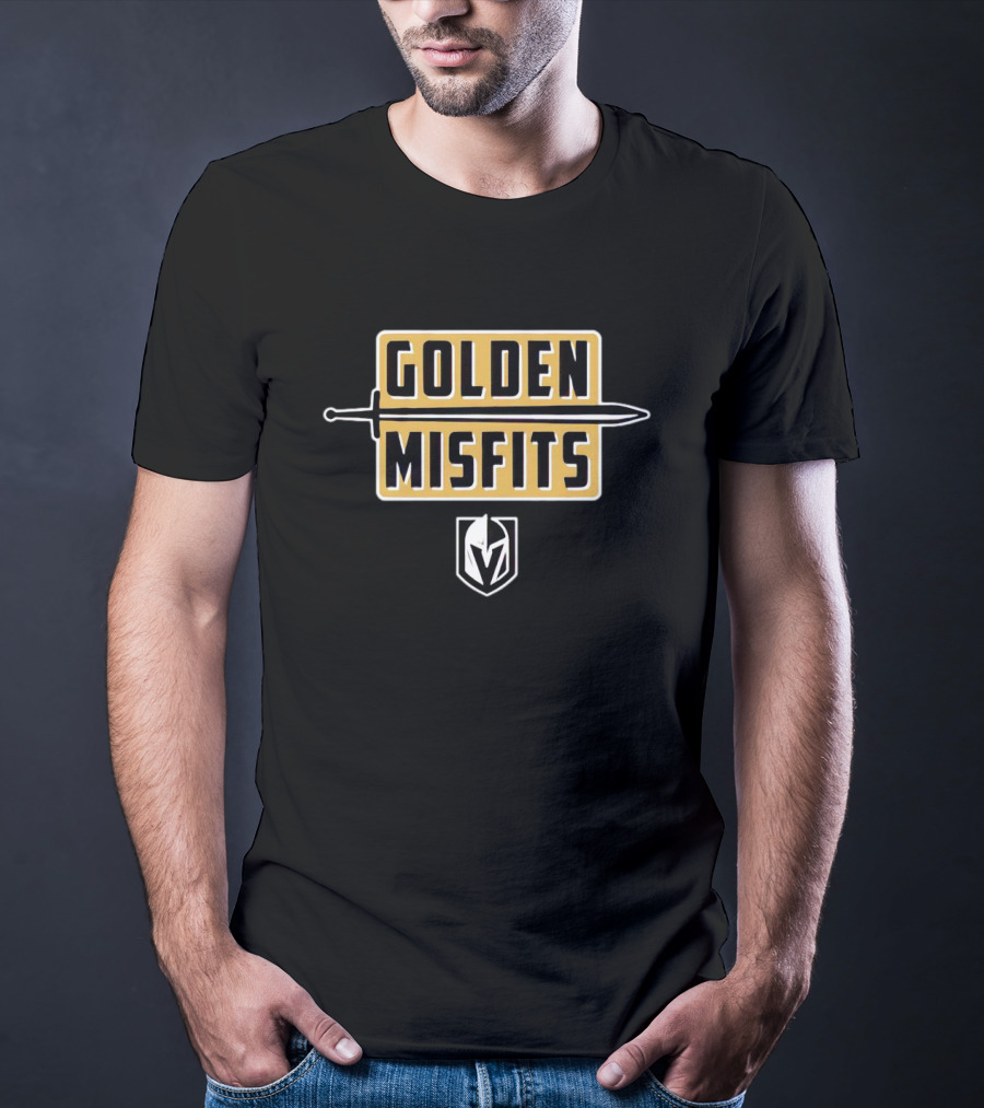 Vegas Golden Knights Golden Misfits Sword T-Shirt