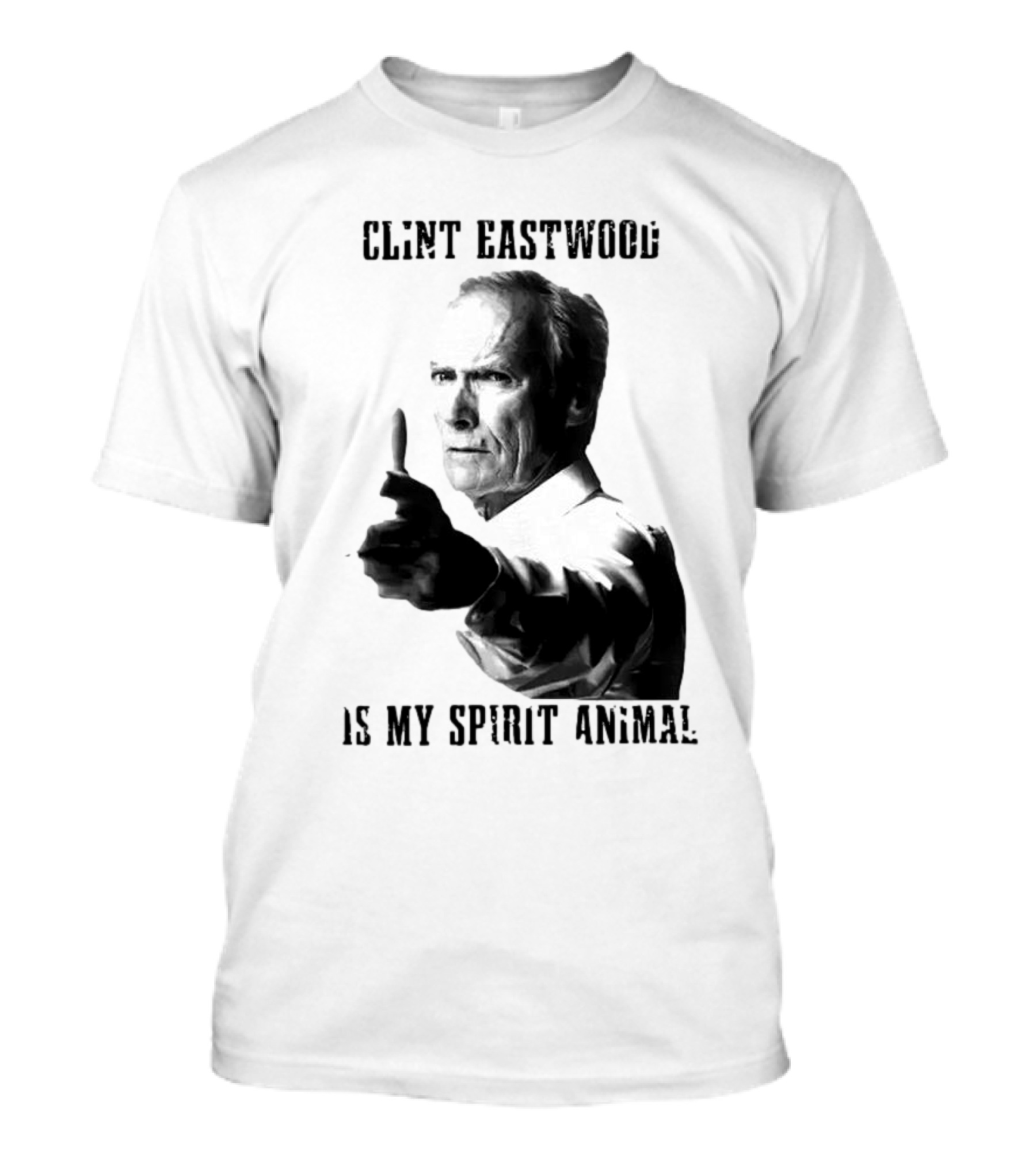 Clint Eastwood Is My Spirit Animal Image T-Shirt