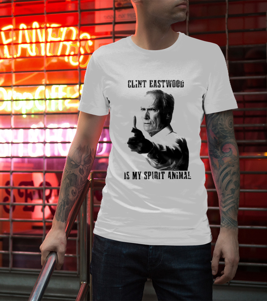 Clint Eastwood Is My Spirit Animal Image T-Shirt