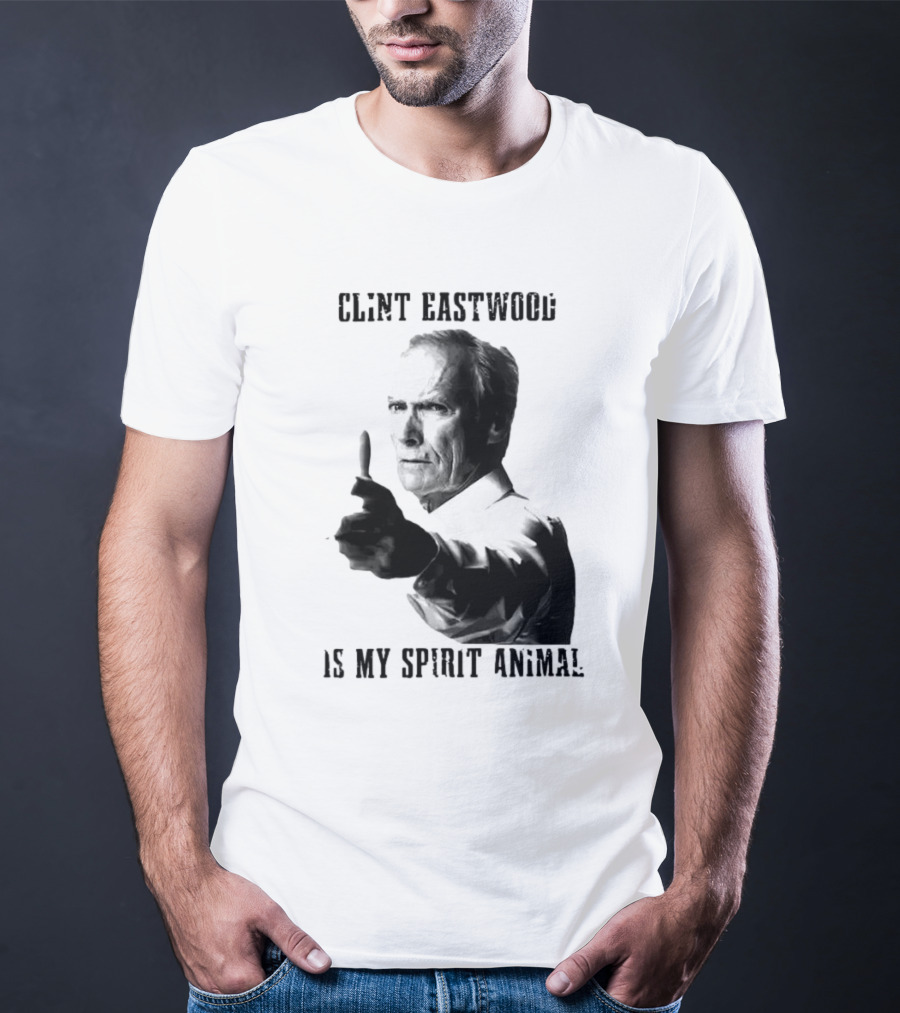 Clint Eastwood Is My Spirit Animal Image T-Shirt