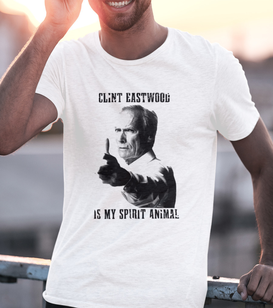 Clint Eastwood Is My Spirit Animal Image T-Shirt