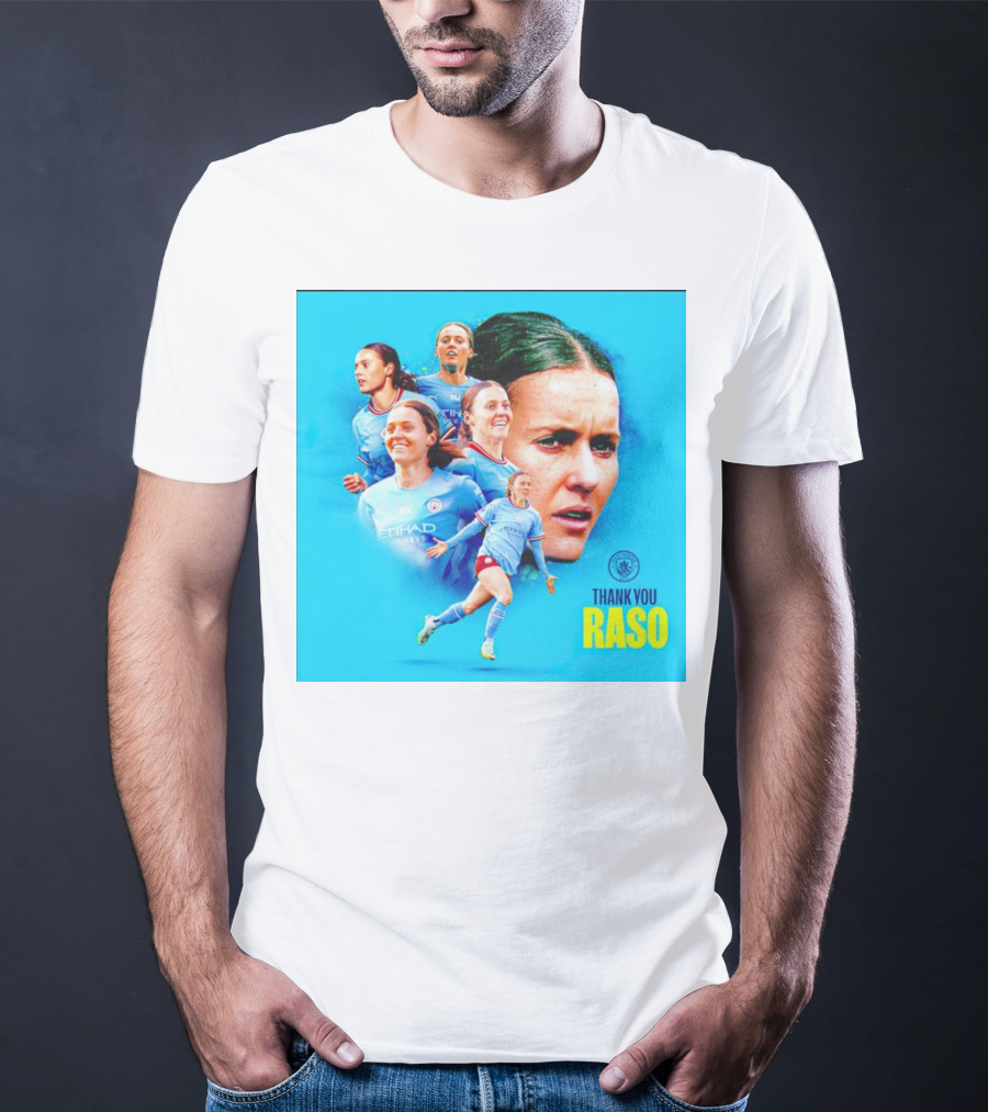 Thank You Raso Hayley Manchester City Etihad T-Shirt