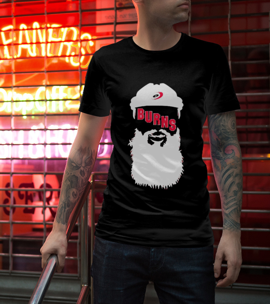 Carolina Hurricanes Brent Burns Hockey Bearded T-Shirt