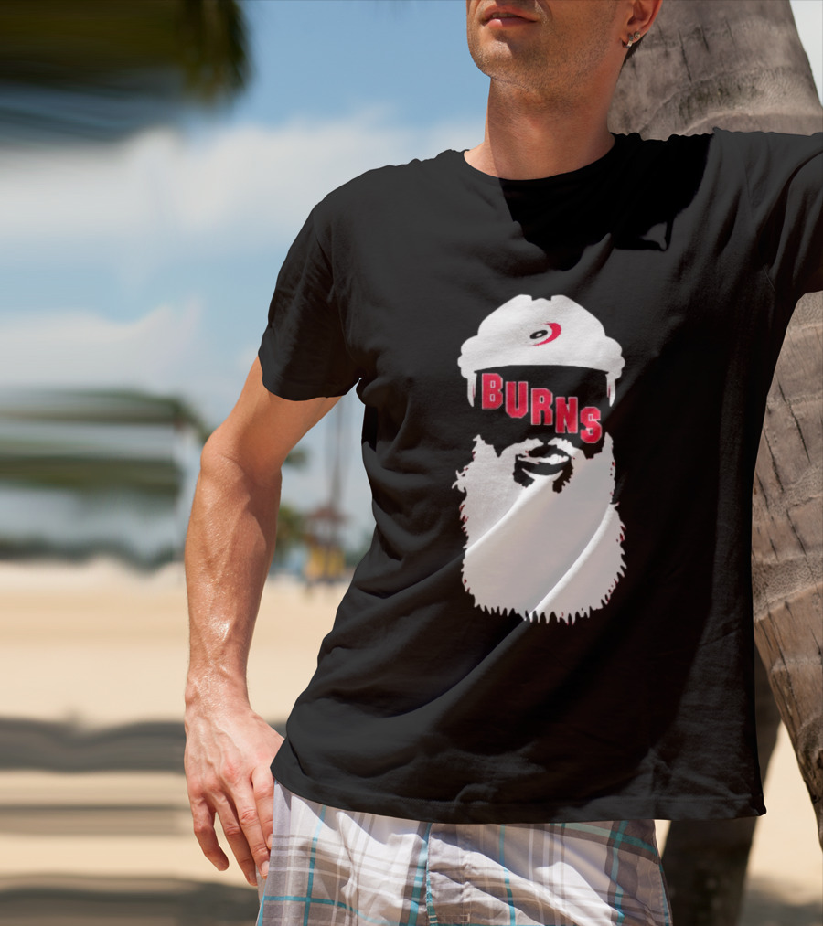 Carolina Hurricanes Brent Burns Hockey Bearded T-Shirt