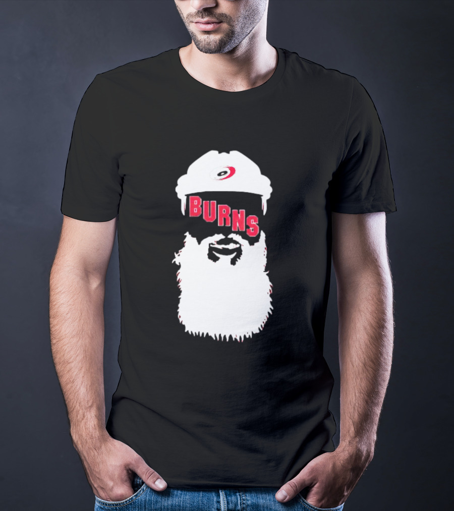 Carolina Hurricanes Brent Burns Hockey Bearded T-Shirt