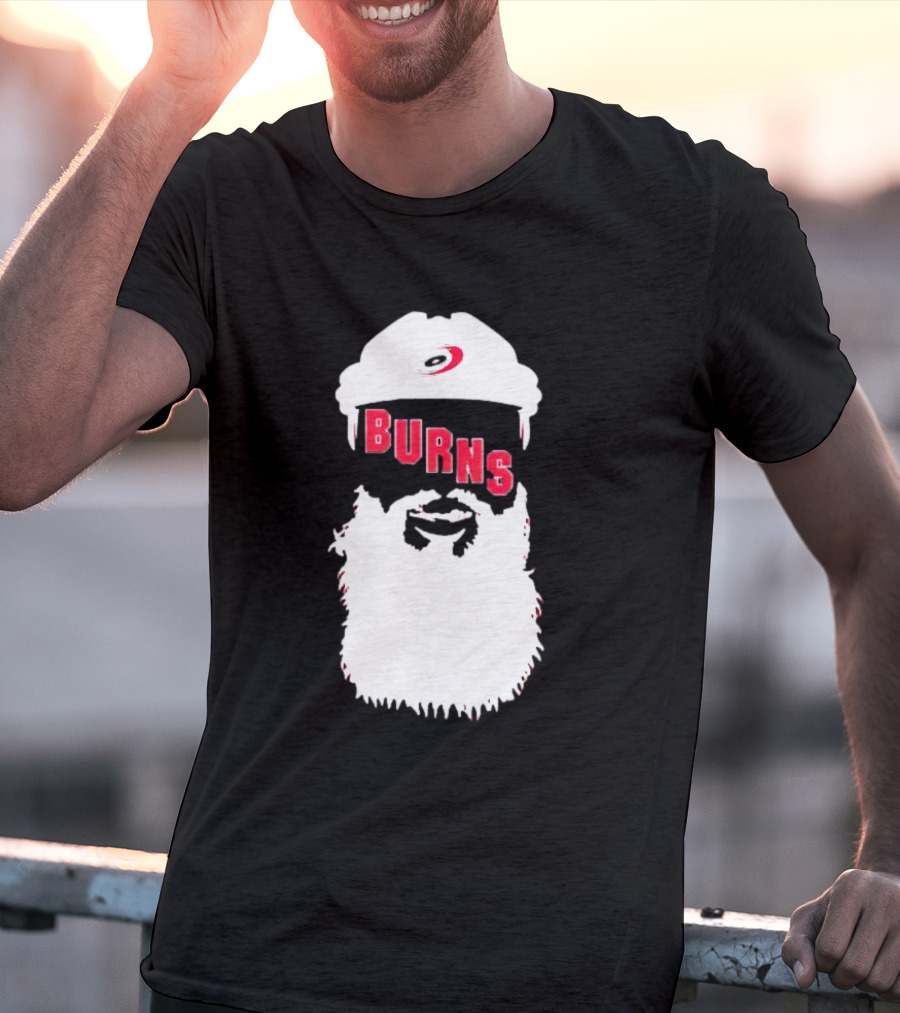 Carolina Hurricanes Brent Burns Hockey Bearded T-Shirt