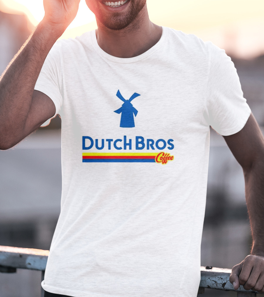 Dutch Bros Coffee Blue Windmill T-Shirt