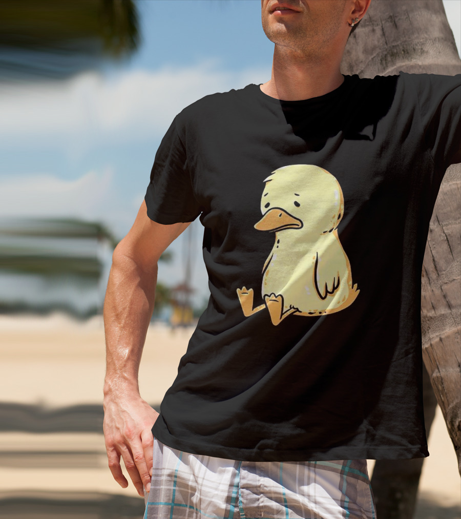 Sad As Duck Cute Sad Duckling T-Shirt