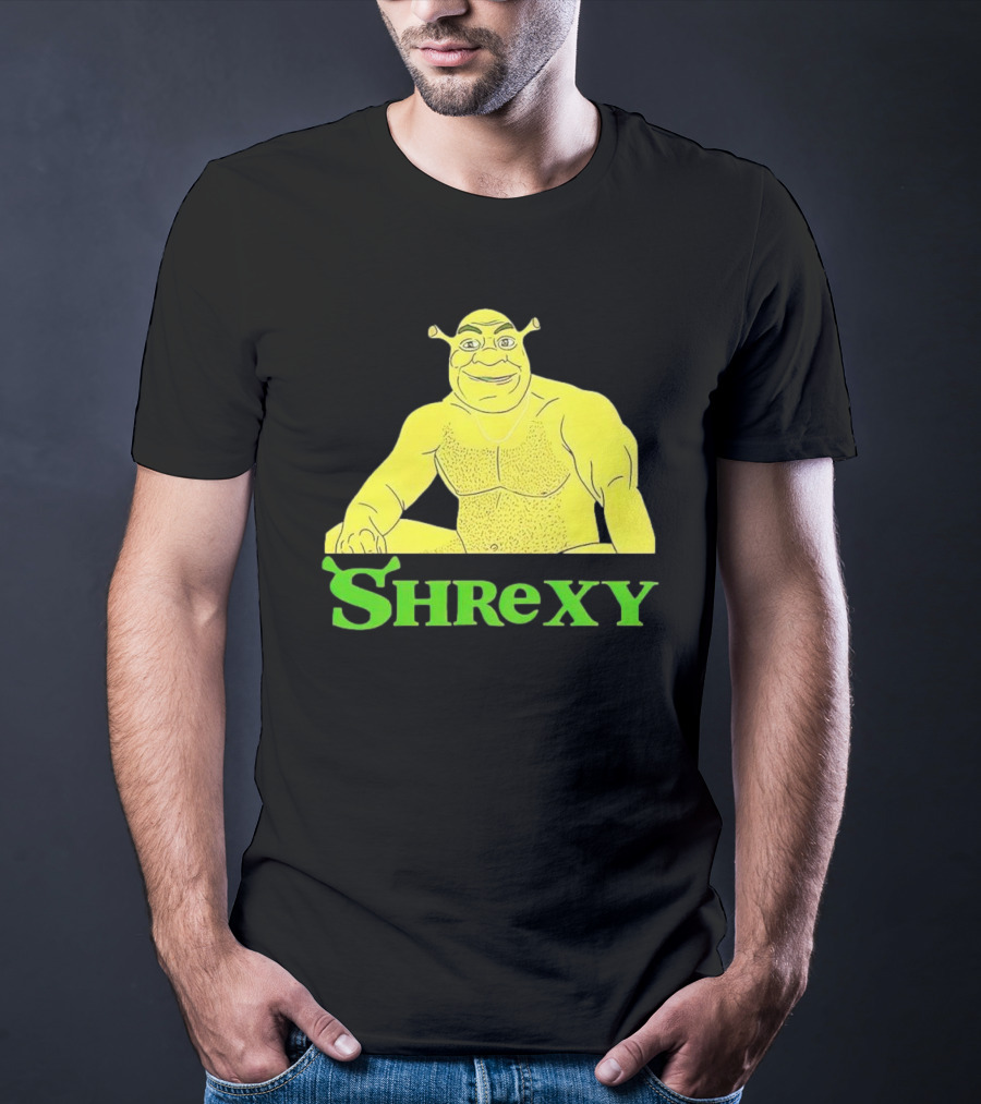 Shrek Shrexy Funny Ogre Meme T-Shirt