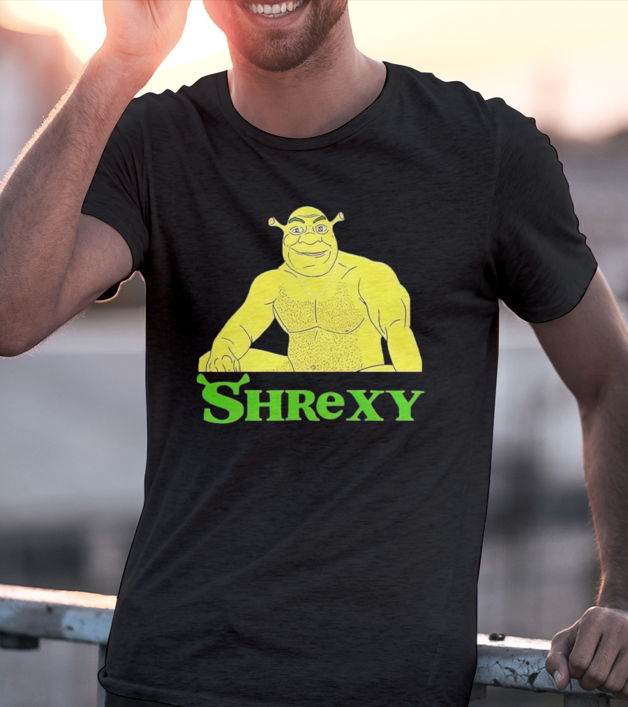 Shrek Shrexy Funny Ogre Meme T-Shirt