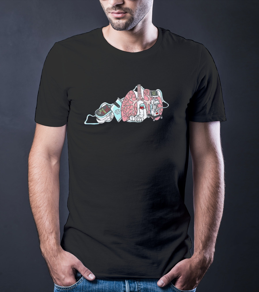 The Kentucky Respiratory Anatomy Machine Elements T-Shirt