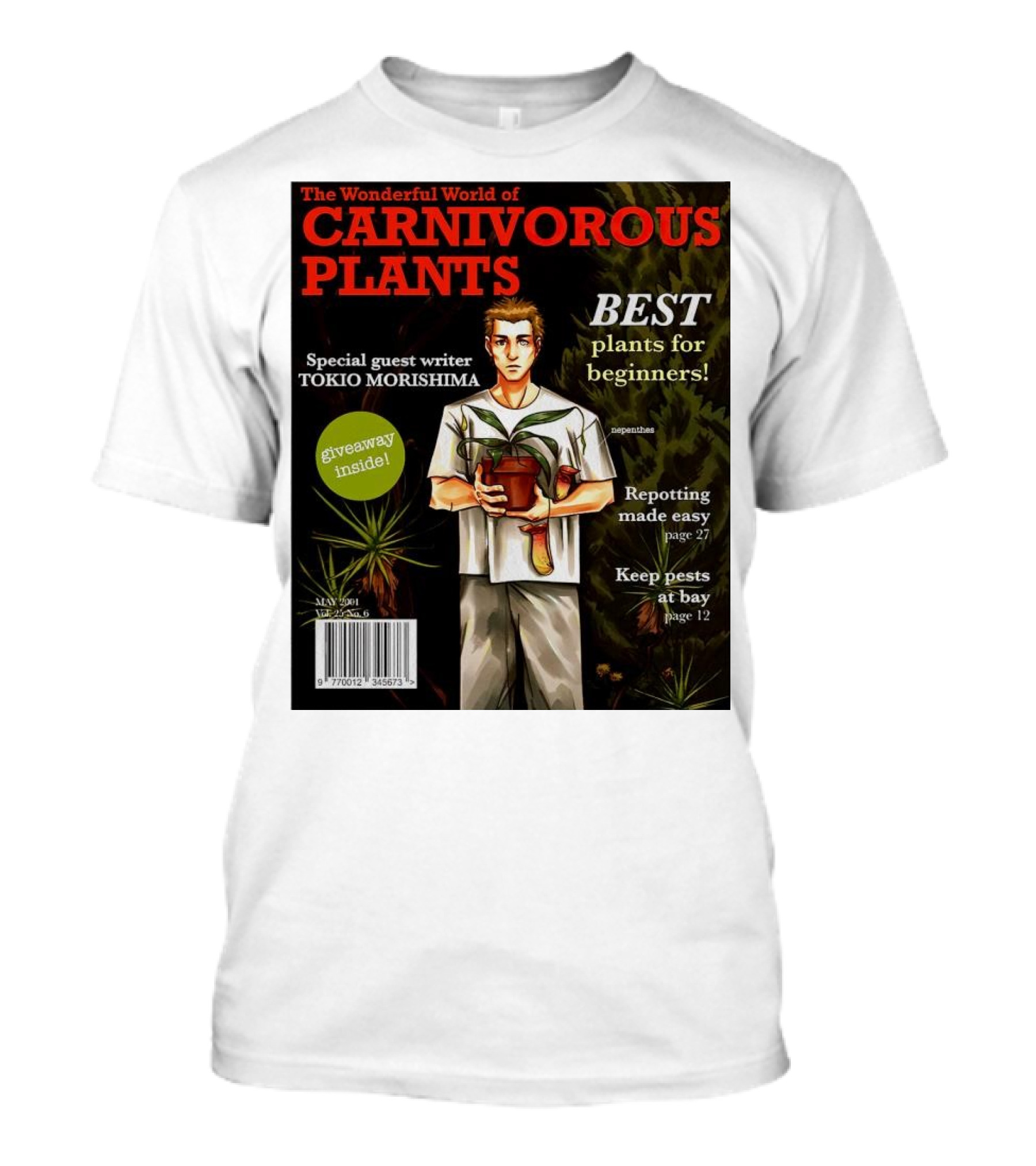 The Wonderful World Of Carnivorous Plants Best Plants For Beginners Special Guest Writer Tokio Morishima Giveaway Inside T-Shirt