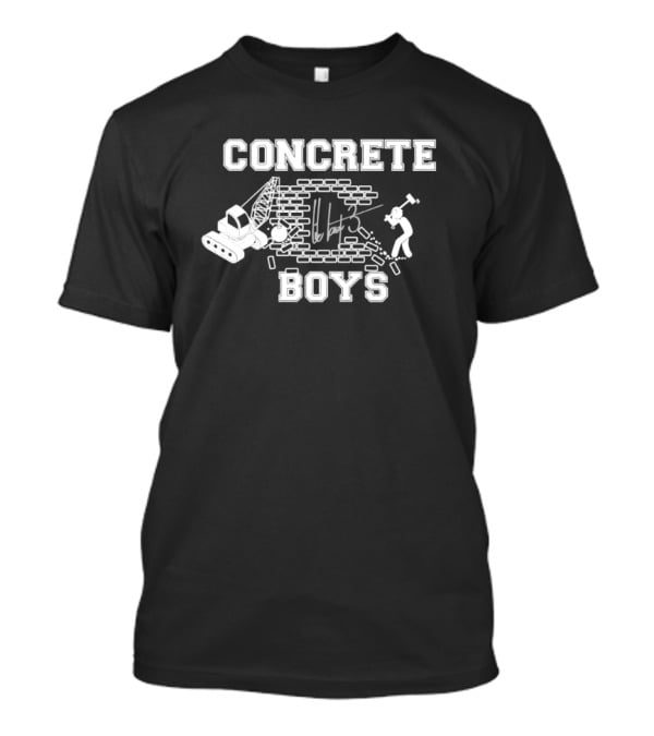 Concrete Boys Lil Yachty Brick Wall Crane Worker T-Shirt