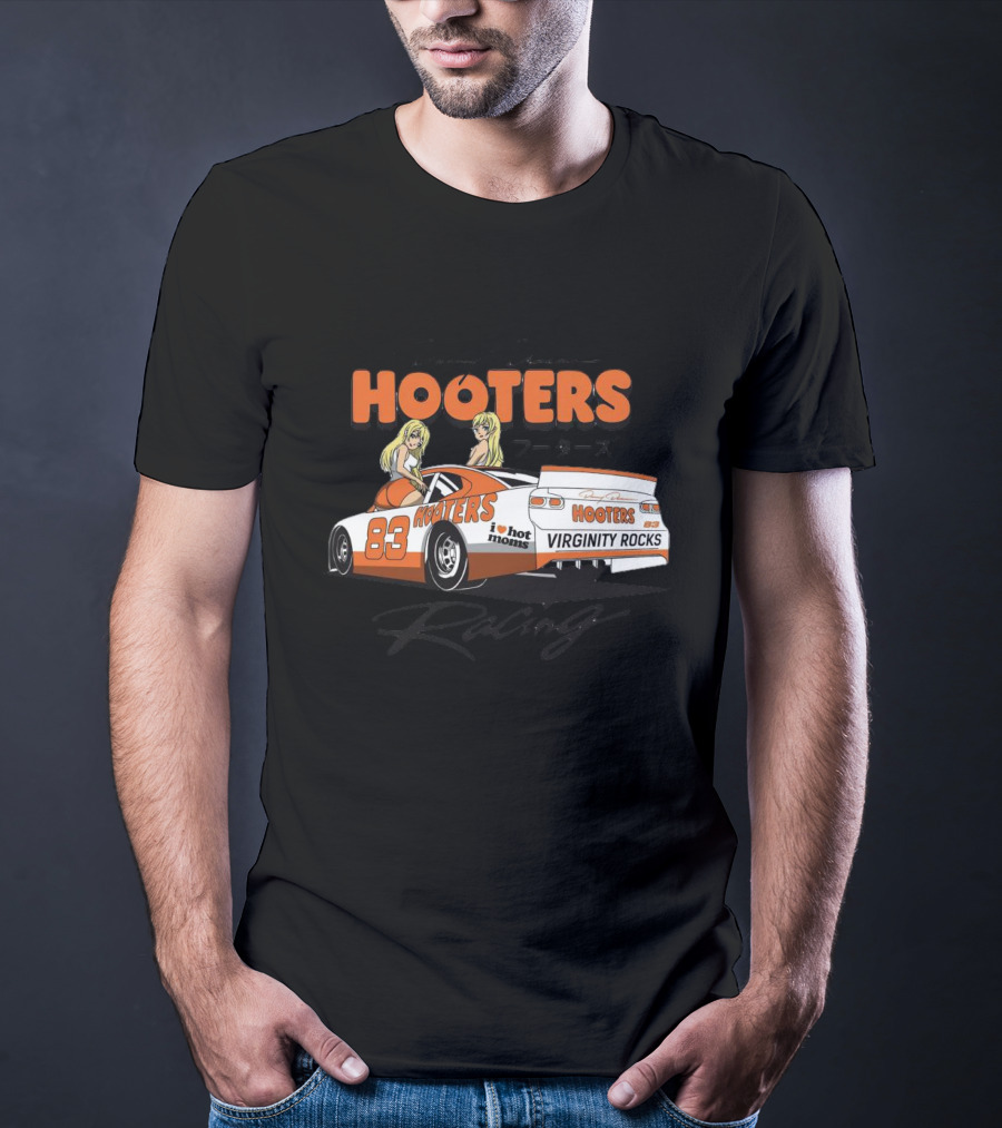 Danny Duncan Hooters 83 Racing I Heart Hot Moms Virginity Rocks T-Shirt